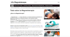 Desktop Screenshot of infomagnetoterapia.com